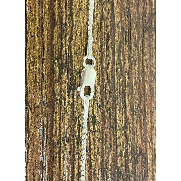 Sterling Silver Mom Butterfly‎ 19 ½" Chain Pendant Mothers Day Necklace! 103 - Picture 5 of 6